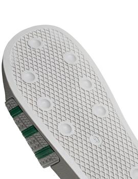 chanclas adidas adilette gris verde unisex