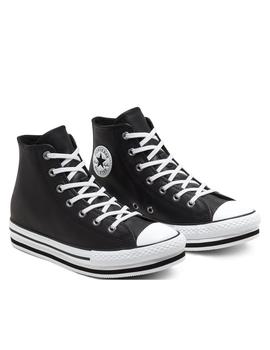 zapatillas converse ctas eva lift platform hi negro de niño