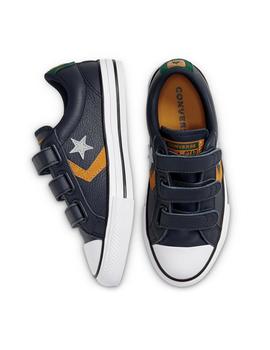 zapatilla converse star player 3v ox piel marino amarillo.