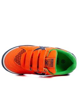 zapatillas munich g3 kid vco indoor 141 naranja de niño