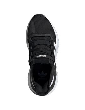 Zapatillas adidas u path run j negro de niño.