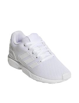 Zapatillas adidas zx flux c blanco de niño