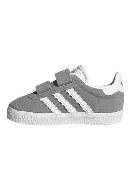 Zapatillas adidas gazelle gris de bebé