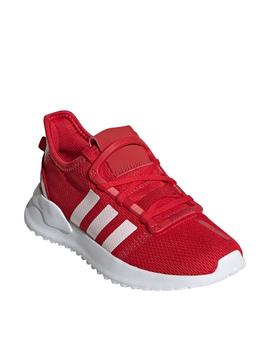 Zapatillas adidas u_path run rojo de niño.