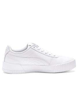 Zapatillas puma carina L blanco de mujer.