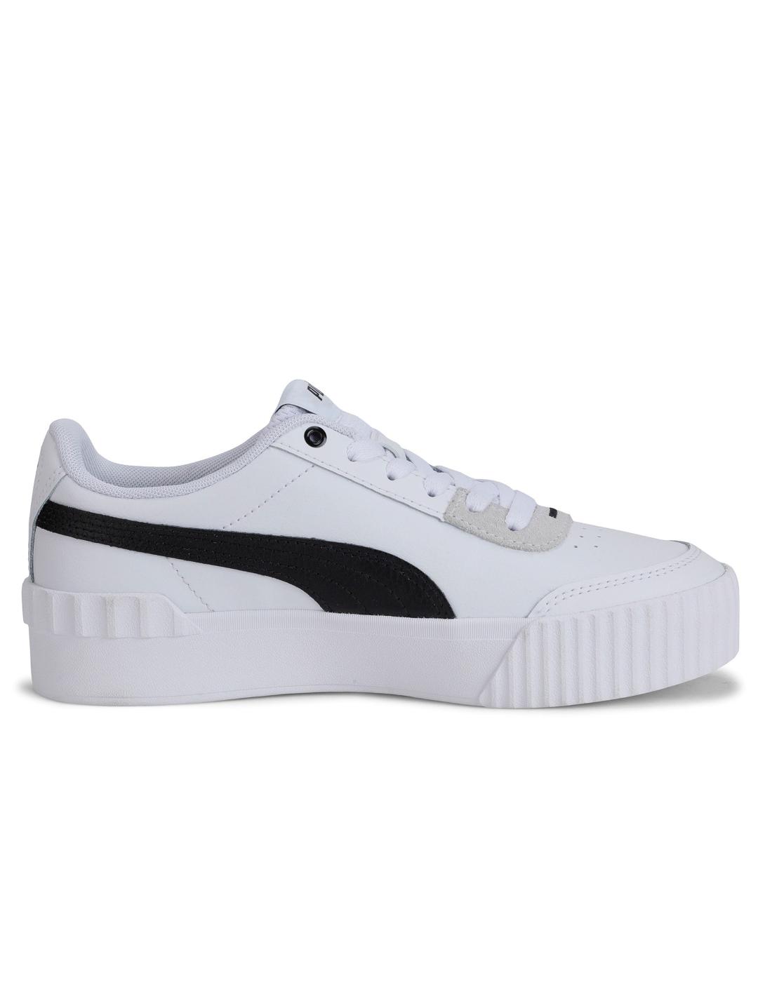 Zapatillas puma carina lift blanco negro de