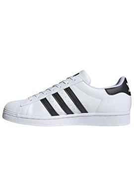 Zapatillas adidas superstar vegan blanco negro de hombre.