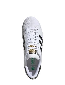 Zapatillas adidas superstar vegan blanco negro de hombre.