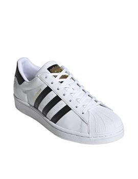 Zapatillas adidas superstar vegan blanco negro de hombre.