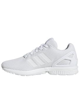 Zapatillas adidas zx flux j blanco