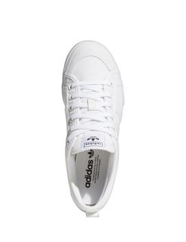 Zapatillas adidas nizza platform w blanco de mujer.