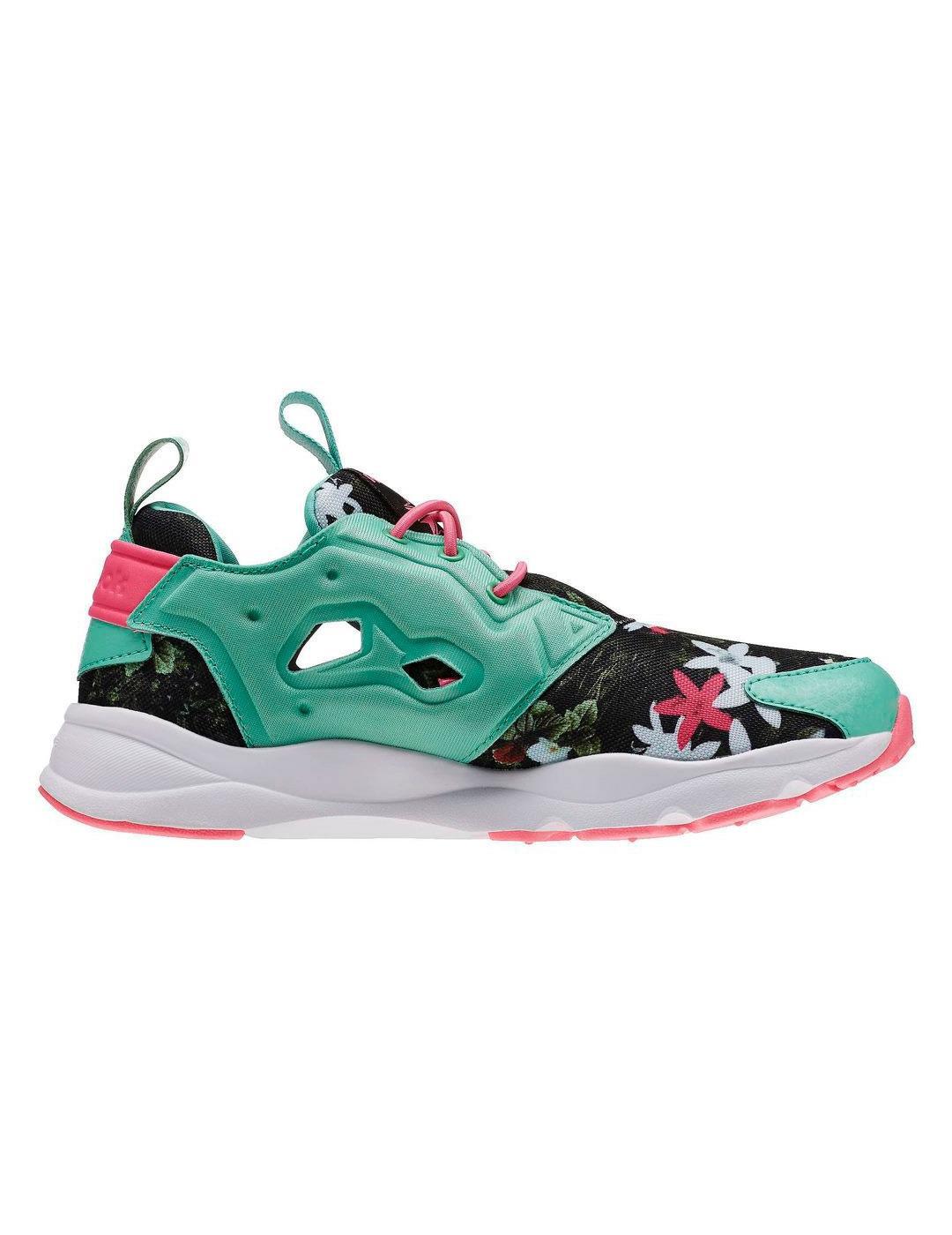 algodón Injerto cupón Zapatillas de Chica Reebok FuryLite Verde