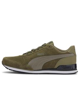 Zapatillas puma st runner verde de hombre.