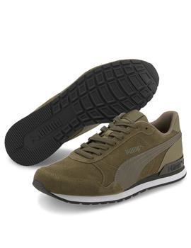 Zapatillas puma st runner verde de hombre.