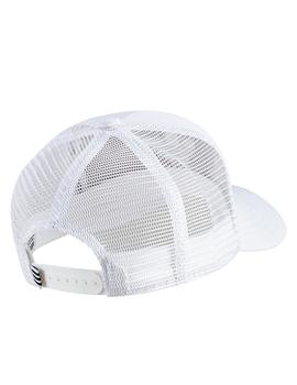 gorra trucker adidas trefoil blanco unisex.