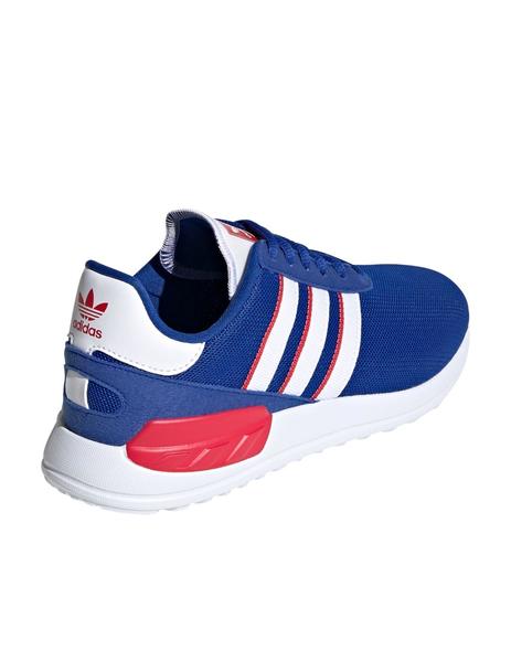 Zapatillas adidas la trainer j azul rojo unisex.