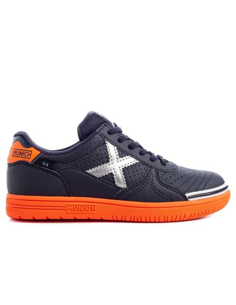 Zapatillas munich g3 kid profit marino naranja de ni o