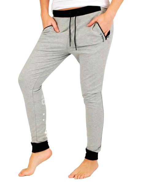 pantalon reebok mujer beige