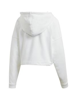 sudadera adidas bb cp hoodie blanco de mujer.