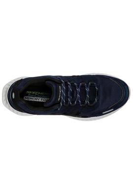 Zapatillas skechers matero 2.0 ximino azul negro de hombre.