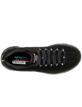 Zapatillas skechers synergy 3.0 negro de mujer.