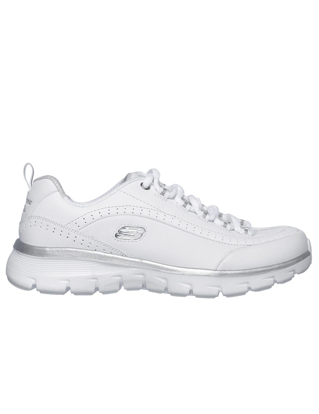 Zapatillas skechers synergy 3.0 blanco de mujer.