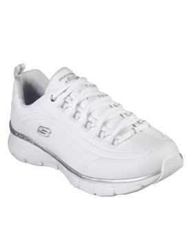 Zapatillas skechers synergy 3.0 blanco de mujer.