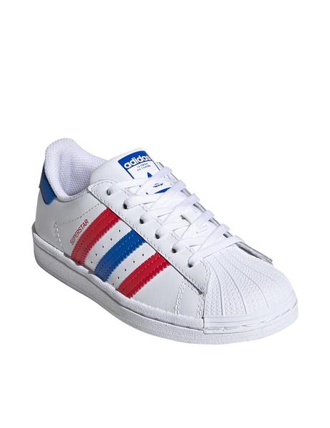 Zapatillas adidas superstar azul rojo de