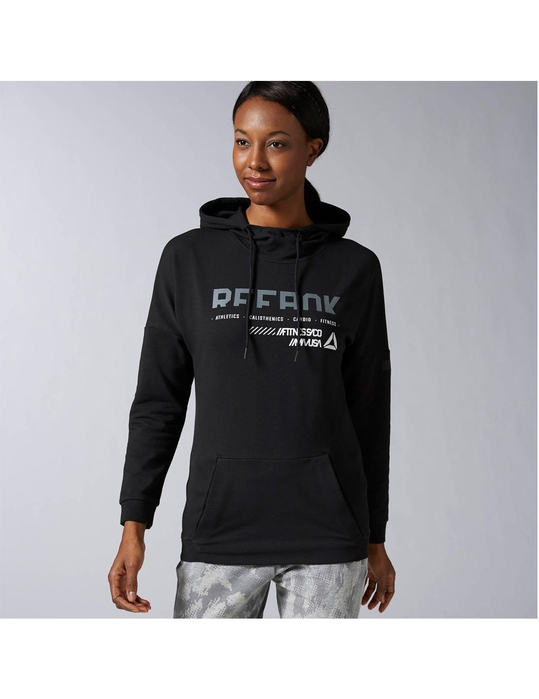 Sudadera de mujer Reebok WOR CS OTH negro