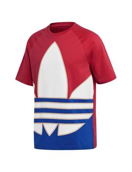 camiseta adidas big trefoil out color de hombre.