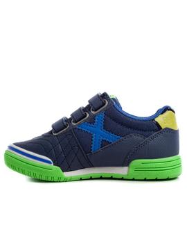 Zapatilla munich g3 kid switch azul de niño