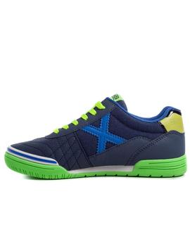 Zapatillas munich g3 kid switch azul de niño.