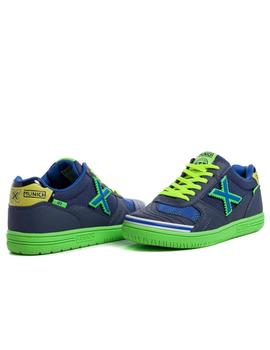 Zapatillas munich g3 kid switch azul de niño.