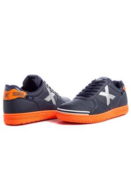 Zapatillas munich g3 kid profit marino naranja de niño.