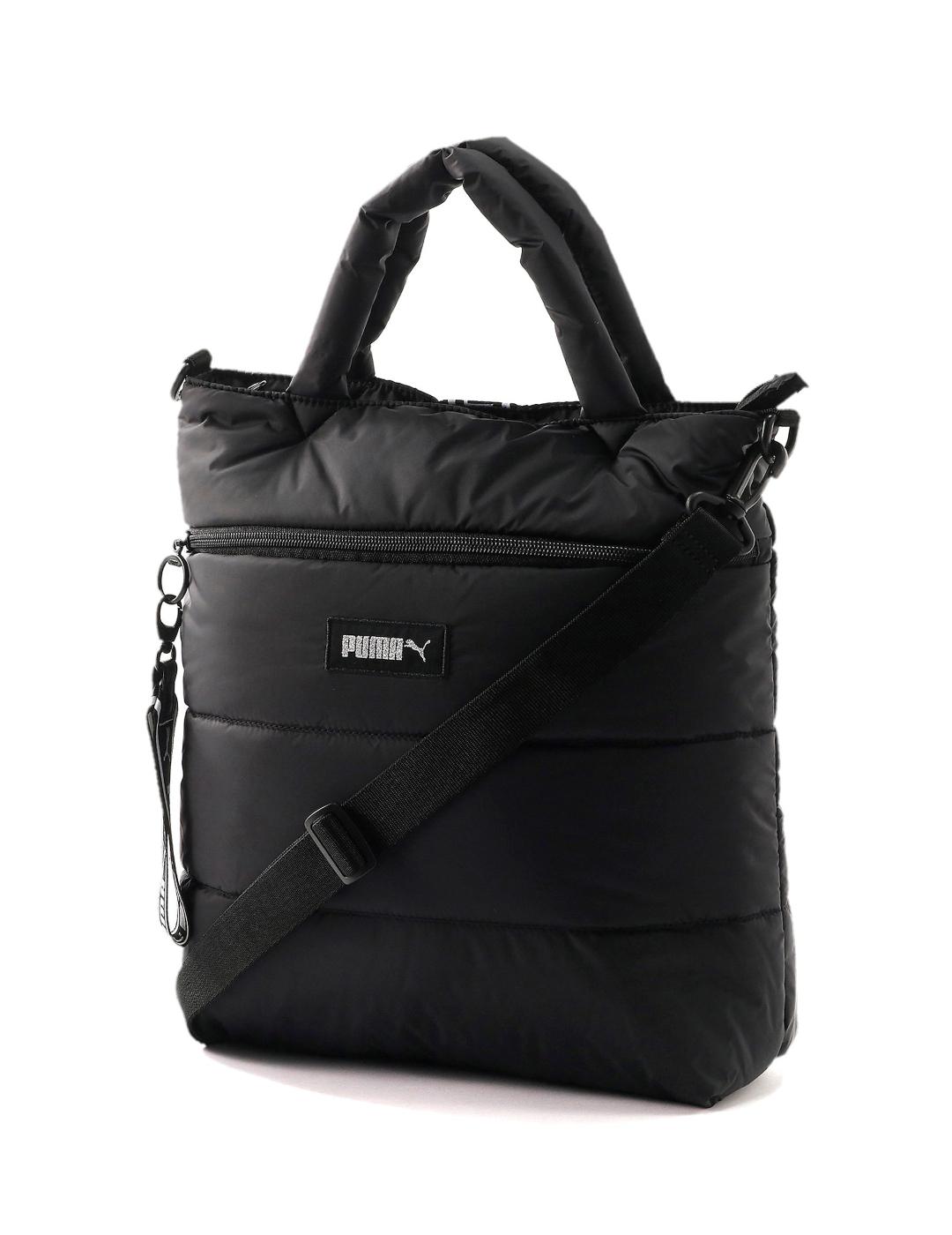 bolsa puma prime puffa shopper negro