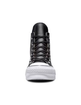 reservorio cantante Garantizar Zapatillas converse altas plataforma piel negro de mujer