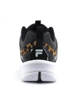 Zapatillas fila strava a leopardo de mujer.