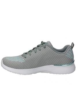 Zapatillas skechers skech-air dynamight gris de mujer.