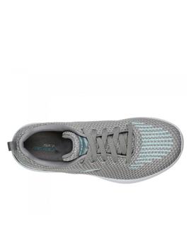 Zapatillas skechers skech-air dynamight gris de mujer.