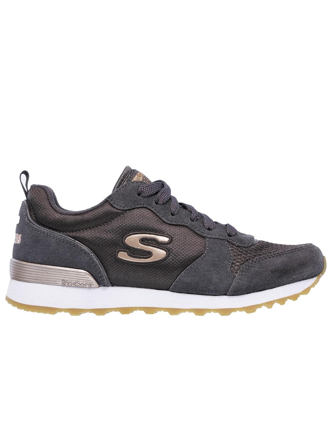 Zapatillas skechers 111 ccl gris de mujer.