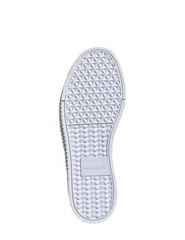 Zapatillas adidas sambarose negro blanco de mujer.