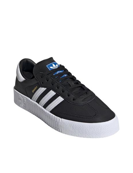 capitán Emigrar vacante Zapatillas adidas sambarose negro blanco de mujer.