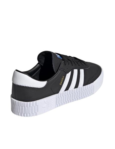 capitán Emigrar vacante Zapatillas adidas sambarose negro blanco de mujer.