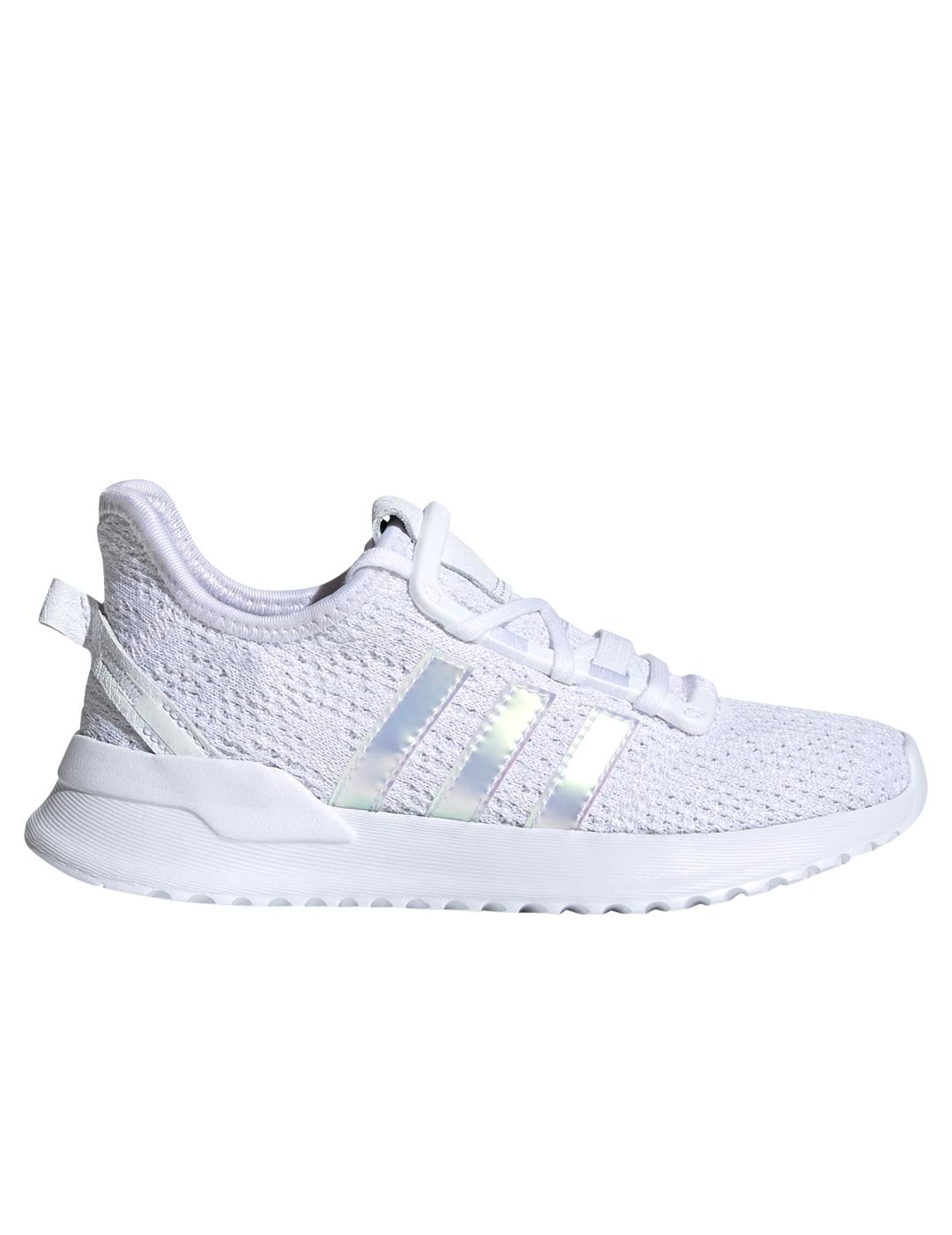 adidas u path run c blanco brillo de niña.