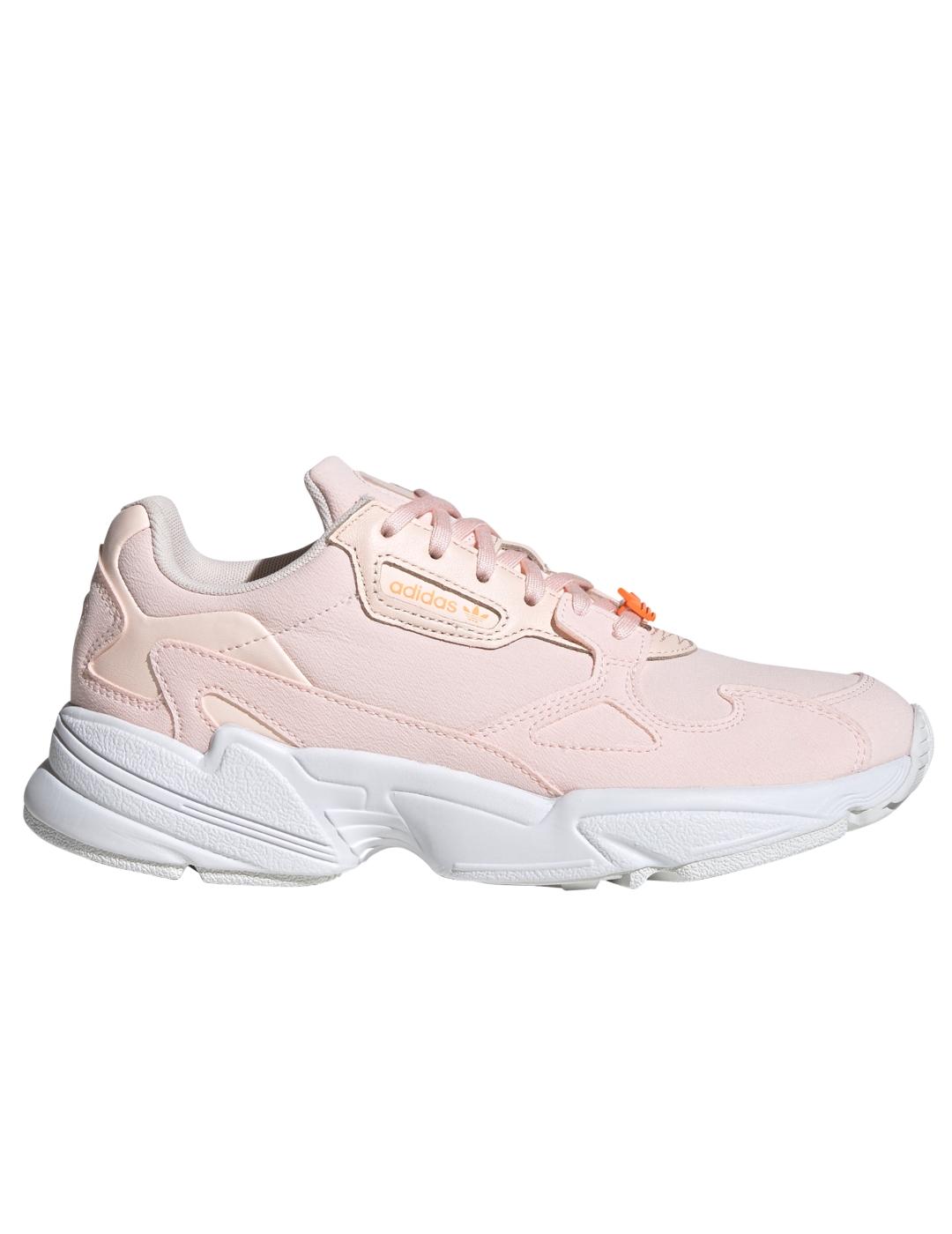 Zapatillas adidas falcon w rosa de mujer.