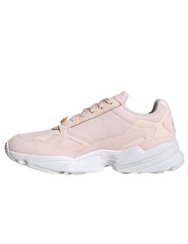 Zapatillas adidas falcon w rosa de mujer.