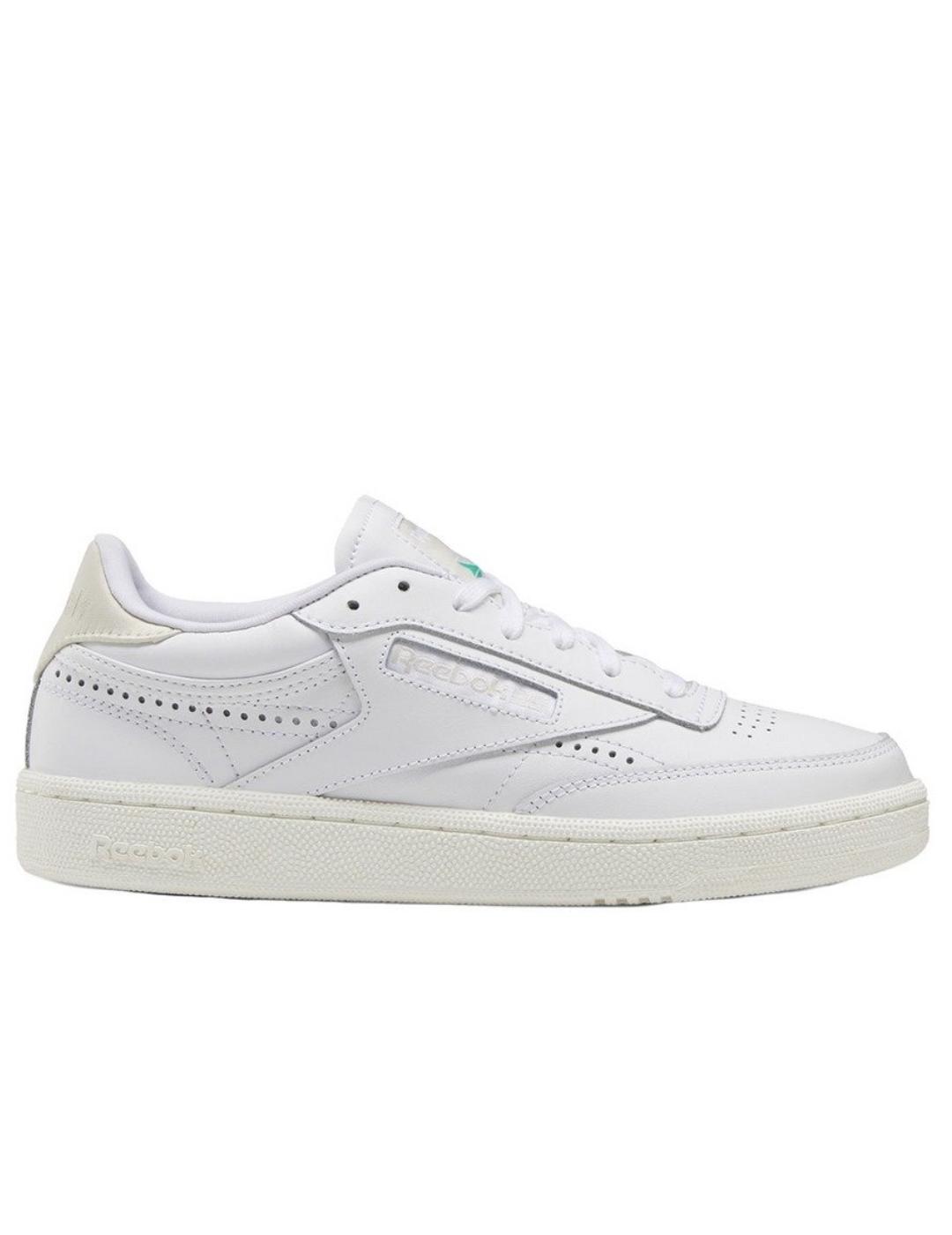 Zapatillas reebok club 85 blanco de mujer.