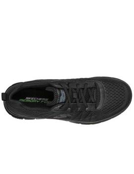 Zapatillas skechers track-moulton negro de hombre.