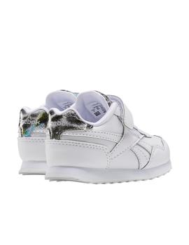 Zapatillas reebok royal cljog 3 kc blanco de niña.