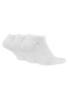 calcetines nike tobilleros blancos unisex.